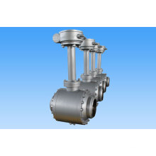 Ball Valve with Worm Gear for Natural Gas Pipe